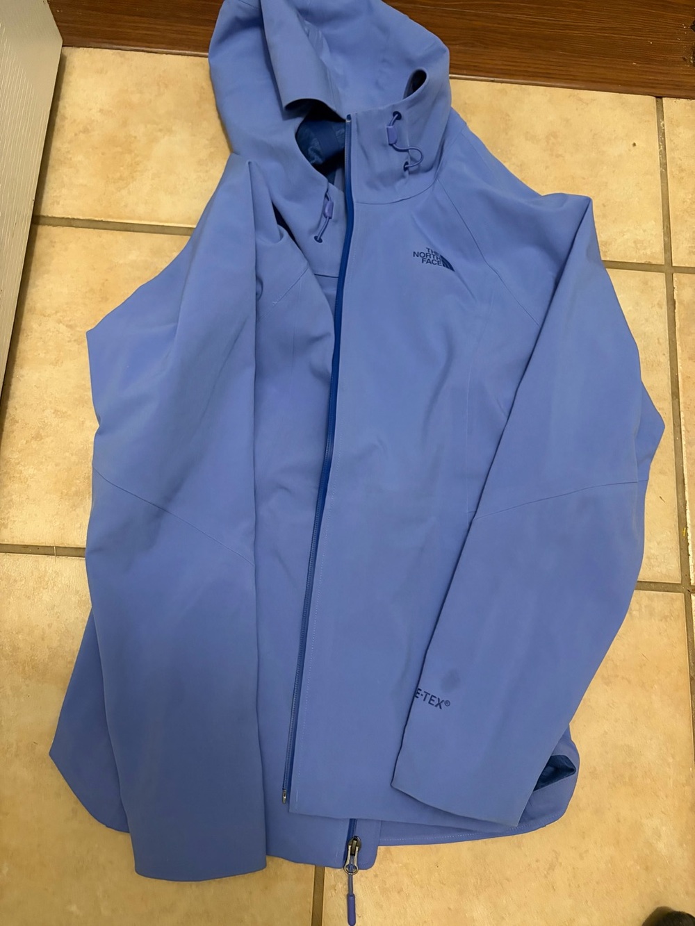 The North Face Women's apex flex all weatherHooded Ski Shell Jacket - Periwinkle